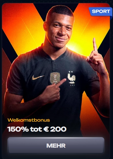 X3Bet sportwelkomstbonus van 150% tot €200
